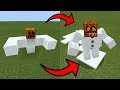 MCPE: How To SPAWN a MUTANT SNOW GOLEM