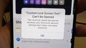 SOLVED: "This Shortcut Cannot Be Opened Because Your Shortcuts Security Settings"