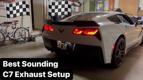 C7 Corsa Extreme Full Exhaust Muffler and X-Pipe with NPP 14776 & Stock Corvette Headers