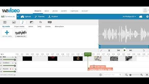 Adding Voice Narration in WeVideo