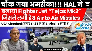 India’s HAL develops Tejas Mk2, can carry 8 Air to Air BVR Missiles. USA’s F-35 can carry 6 Missiles