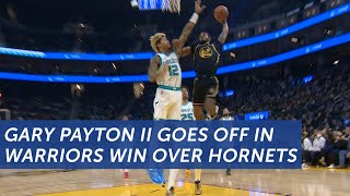 Gary Payton II joins Warriors Postgame Live set after 14-point night vs. Hornets | NBC Sports BA