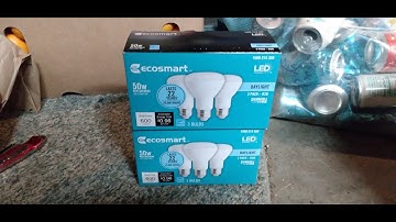 UNBOXING: Ecosmart R20 LED Light Bulbs + why you should always use R20 Light Bulbs on Spotlight Kits