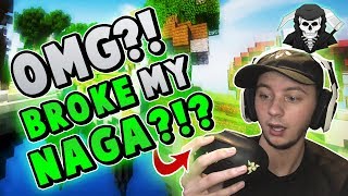 BREAKING MY $80 MOUSE IN RAGE! ( Hypixel Skywars FUNNY MOMENTS )