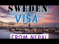 Sweden Visa from Nepal ll How to apply Sweden short term visa? Explore Nordic region ll Babeen
