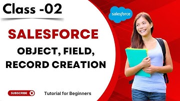 Salesforce Klas 02 | Salesforce-gegevensmodel | Object, veld, record, tabblad en app #salesforce