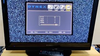 Dynex TV’s - Run a channel scan - Auto program for over the air antenna channels