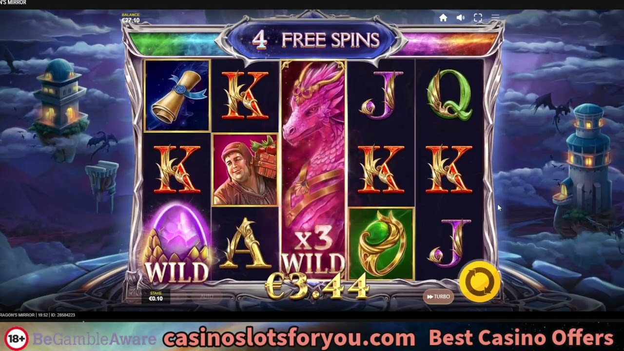 Dragons Mirror, low stake online slots big win bonus