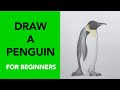 Easy way to draw a penguin