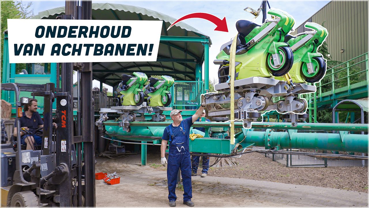 Hoe Blijft een Achtbaan Veilig? | Achter de Schermen bij het onderhoud in de Vekoma Fabriek!