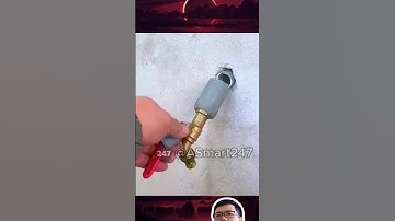 Mẹo Sửa Vòi Ống PVC gãy Sát Tường DIY #meohay #diy #tools