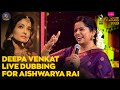 Deepa venkat live dubbing for aishwarya rai jfw movie awards 2023 kundavai vs nandhini jfw binge