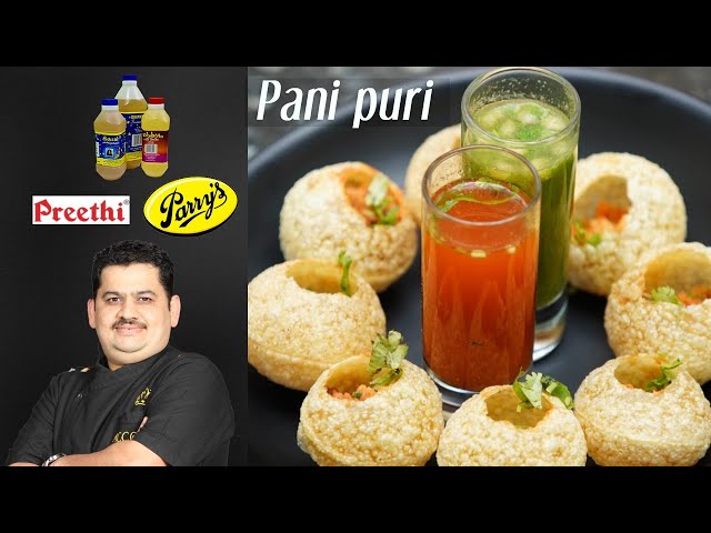 Venkatesh Bhat makes Panipoori | பானி பூரி | PANI POORI recipe | homemade panipoori | Chaat special