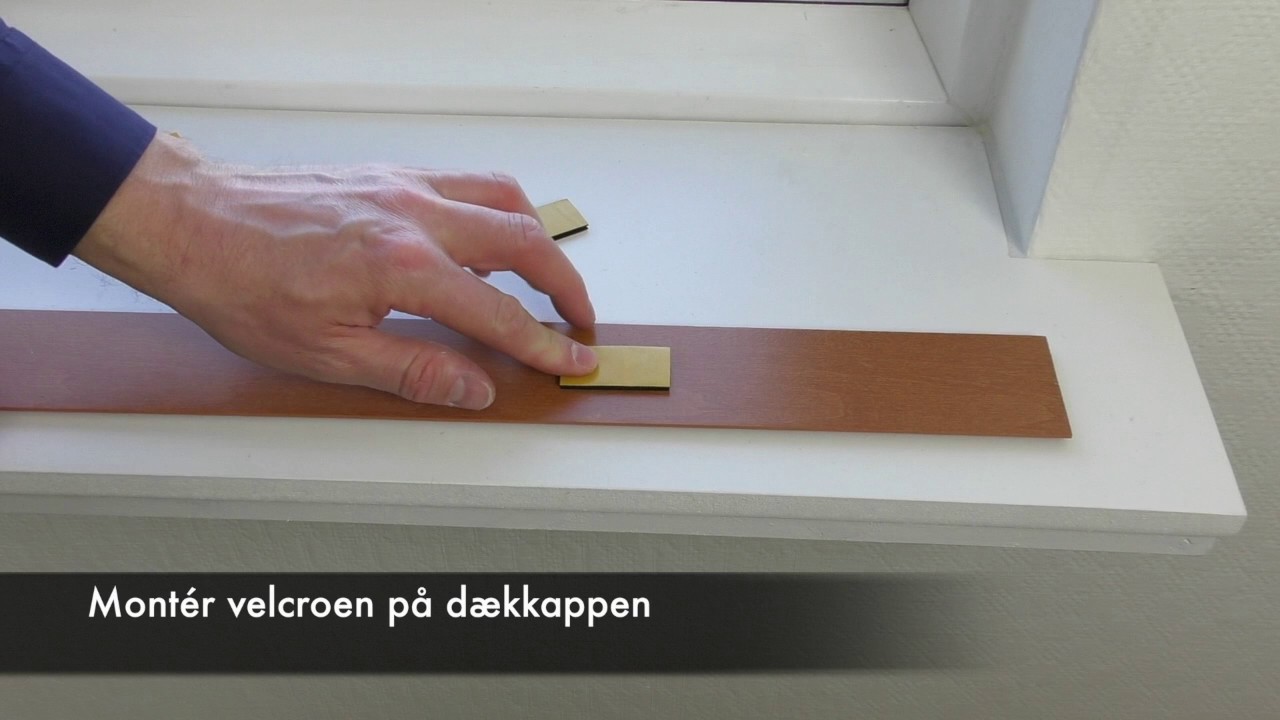 Montering af Træpersienne 50mm fra Gardinshoppen.dk