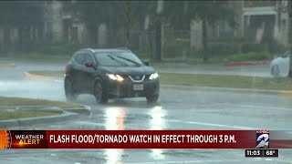 Tornado watch in effect as storms move through area