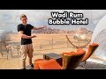 OVERNIGHT in a MARTIAN DOME! - Wadi Rum Jordan | Bubble Luxotel