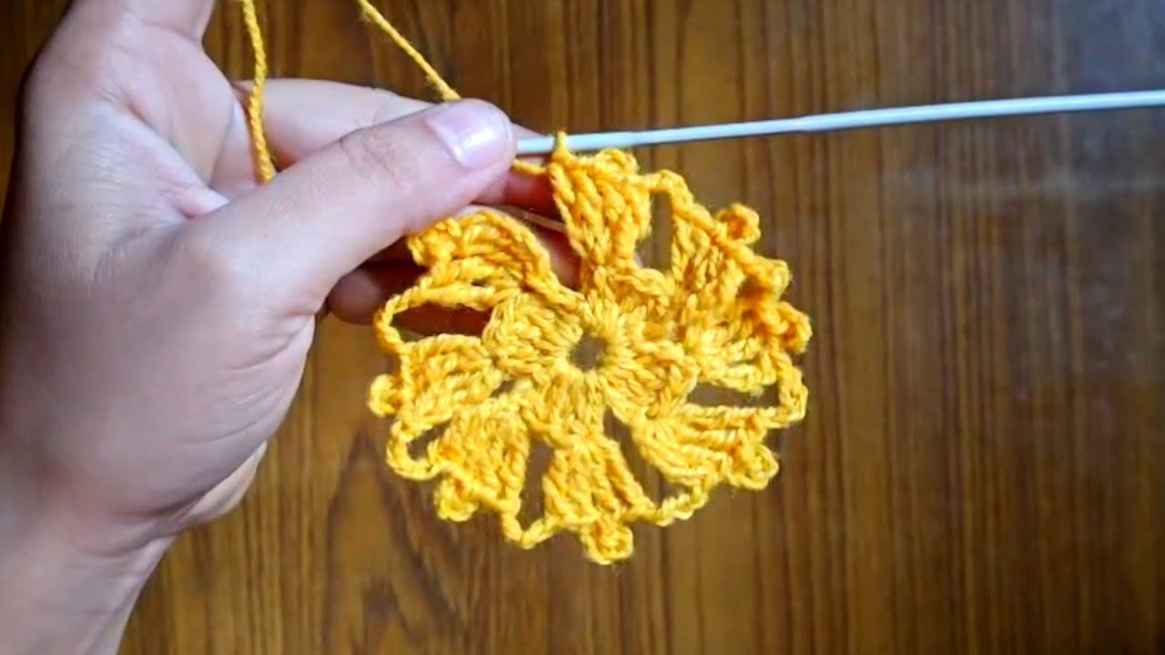Crochet doily tutorial |crochet granny square |coaster