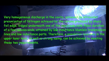 Nitrogen TEA laser (my first laser!) demonstration (do not try this at home!)