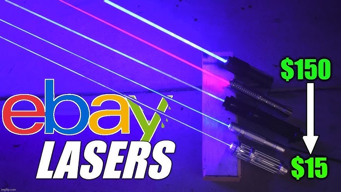 Le pointeur laser violet le plus puissant 405nm 1-2W qui brûle