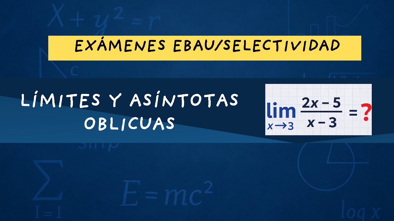 El ejercicio de límites con parámetros que siempre cae en la EBAU