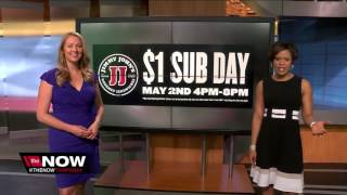 Get a $1 sub from Jimmy John's on Tuesday