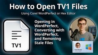 How to Open TV1 Files (Corel WordPerfect Data) screenshot 2
