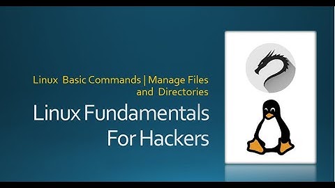 Linux Fundamentals for Hackers| Linux Basic Commands| Manage File and Directories