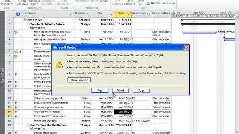 48 - Level over allocated resources - Resource leveling