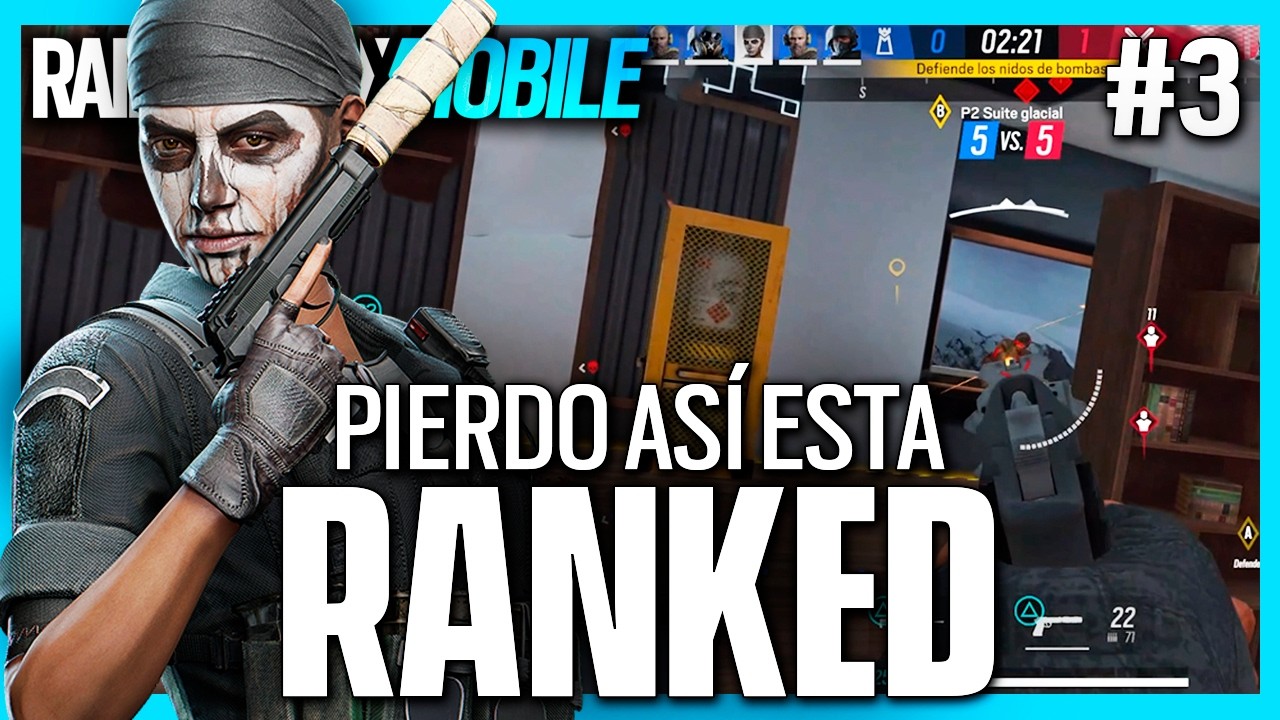PIERDO la PRIMERA RANKED por ESTO en RAINBOW SIX MOBILE | RANKEDS ROAD to MAESTRO #3