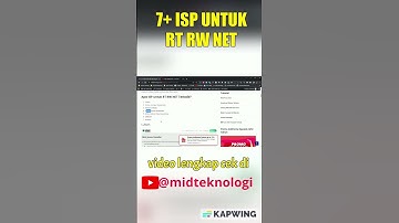 isp untuk rt rw net