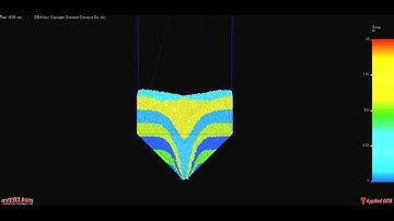 Bulk Flow Analyst™ Analysis of Flow Pattern in a Silo, Bin, or Hopper #2