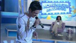 Video thumbnail of "Homenagem a Jamily   Tempo de vencer   programa do Raul Gil 31/10/2009"