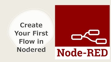 How to create a flow in nodered