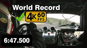 Pagani Zonda R Nordschleife 4K 60fps [AI Remastered]
