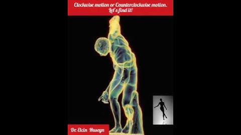 Clockwise motion or Counterclockwise motion. Let