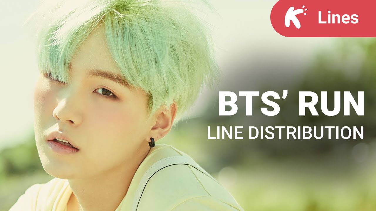 BTS - Run: Line Distribution (colorcoded)