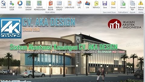 #Excel Demo Aplikasi Akuntansi Keuangan Perusahaan Berbasis VBA excel