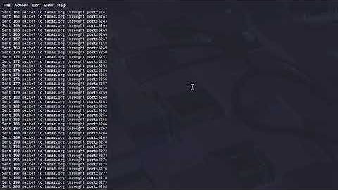 launching ddos attack on website