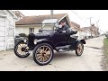 1922 Ford Model T Roadster How to Start & Engine Sound & Ride on My Car Story with Lou Costabile