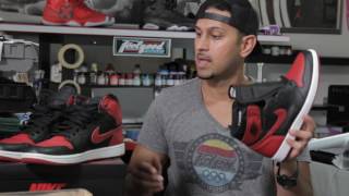 difference between jordan 1 bred and banned