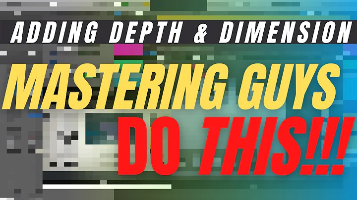 Put Waves S1 Shuffler BEFORE Your Limiter - MASTERING GUYS DO THIS FOR DEPTH AND CLARITY