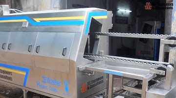 Incline Crate Washer