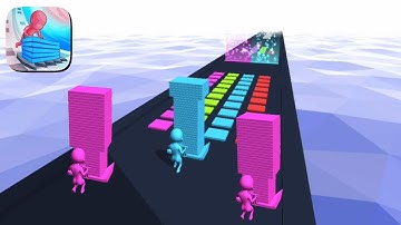 Stack Colors games In Super Running game All levels Android iOs walkthrough gameplay