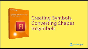 Creating Symbols and Converting Shapes into Symbols in Flash CS6 Tutorial