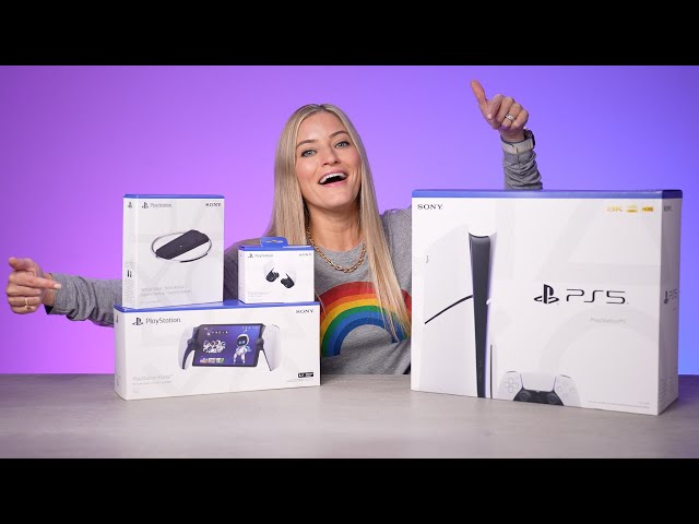 New PlayStation Accessories Haul! PS5 Slim, PlayStation Portal, Pulse  Explore Earbuds 