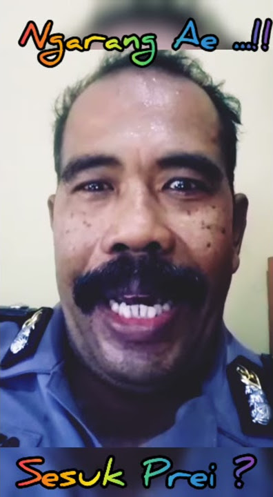 Sesuk Prei Sesuk Prei Ngarang Ae .. Sesuk Mlebu Siaga 1 Gaes 😄 sing ngomong Prei sopo? Polisi Lucu