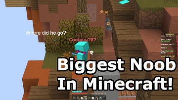 The BIGGEST NOOB in Hypixel SKYWARS!