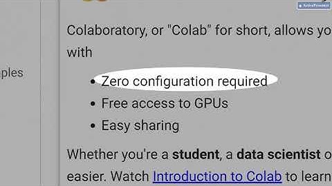 1.2) Why run Python code in Google Colab?