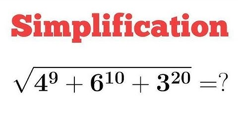 Simplification Problem| Nice Exponents Square Root| Math Olympiad #maths #olympiad #nikitadeewan