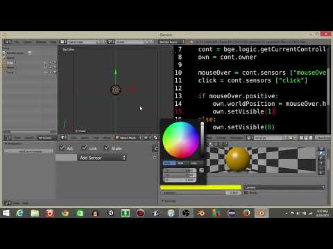 UPBGE - Player Moves To Where You Click Python